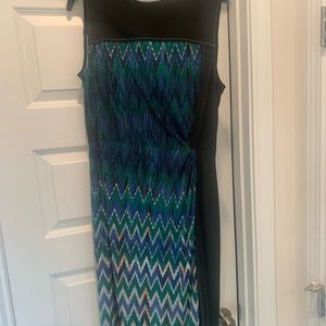BCBG Maxazria large multi colored dress. New with out tags
